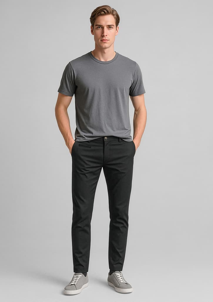 Traveller Mens Tapered Stretch Chino Pant