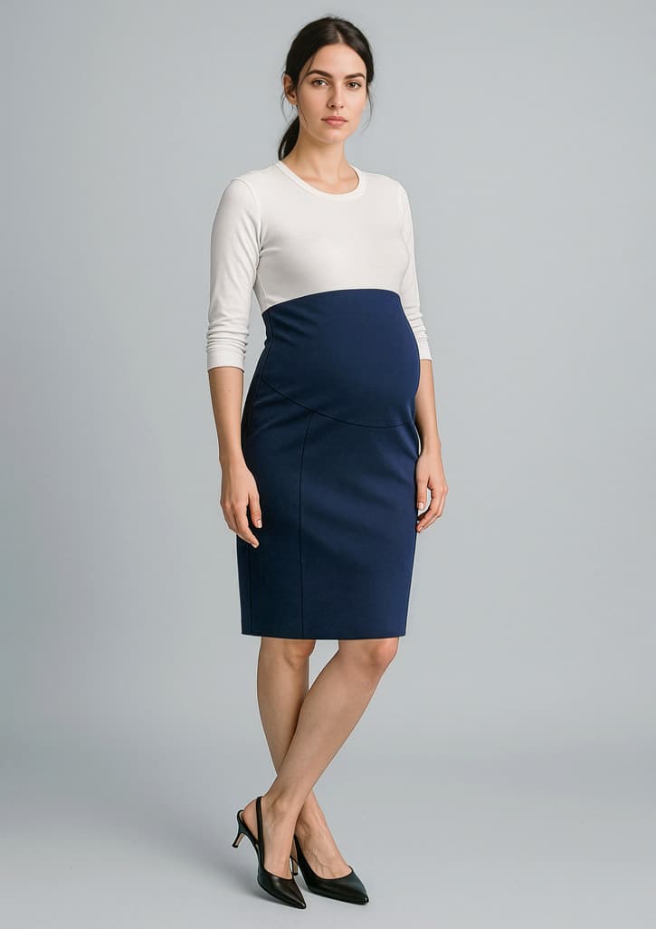 Cool Stretch Womens Maternity Skirt