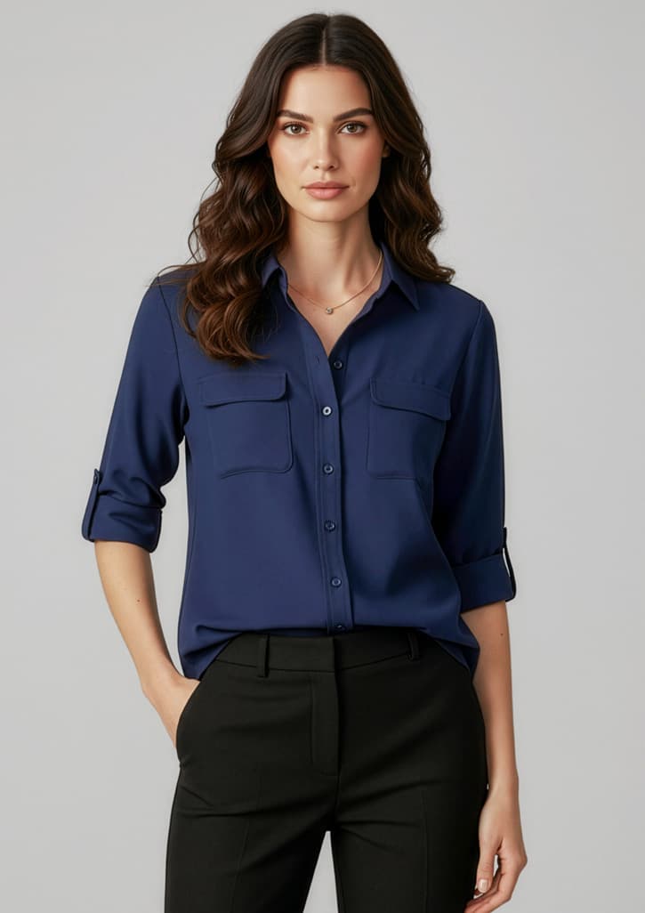 Madison Womens Long Sleeve Shirt