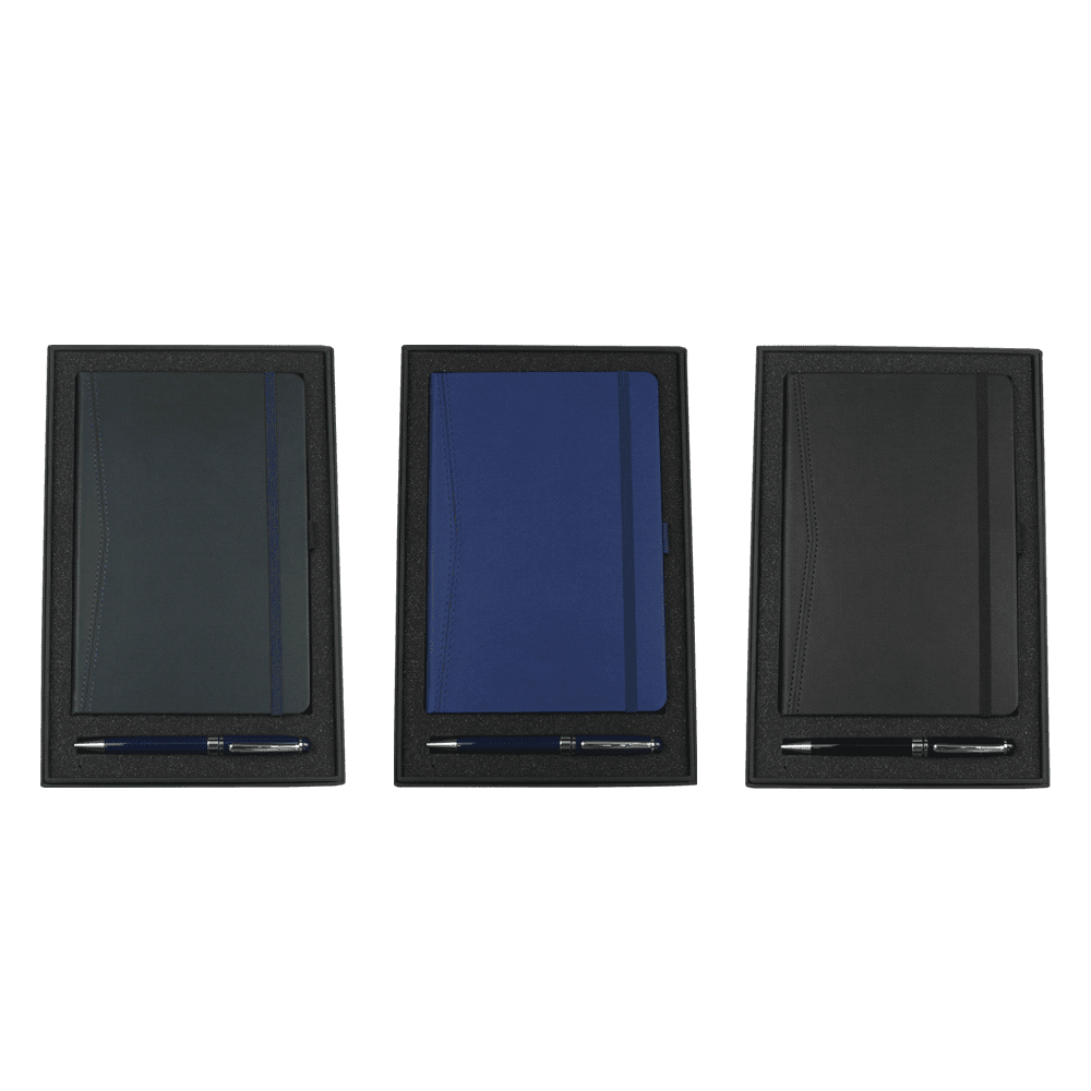 Gift Set w/ 9198 Pedova Pocket Bound JournalBook & 6002 Bristol Twist Ballpoint Pen