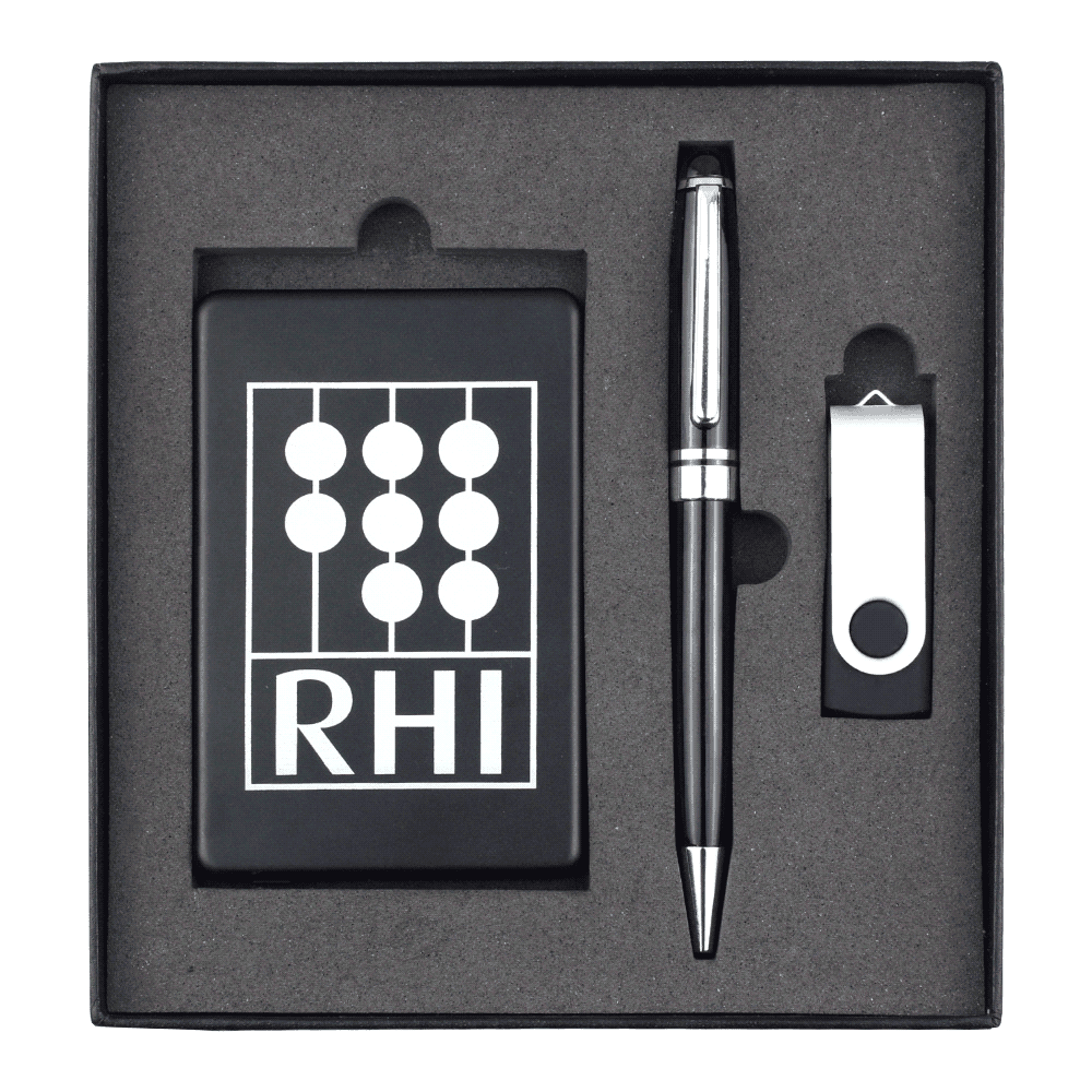 Powerbank, USB (4GB) & Pen Giftset