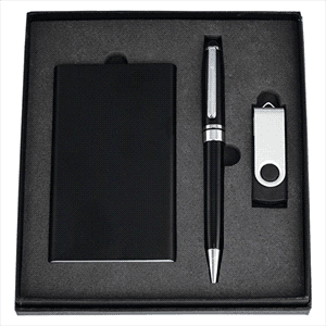 Powerbank, USB (4GB) & Pen Giftset