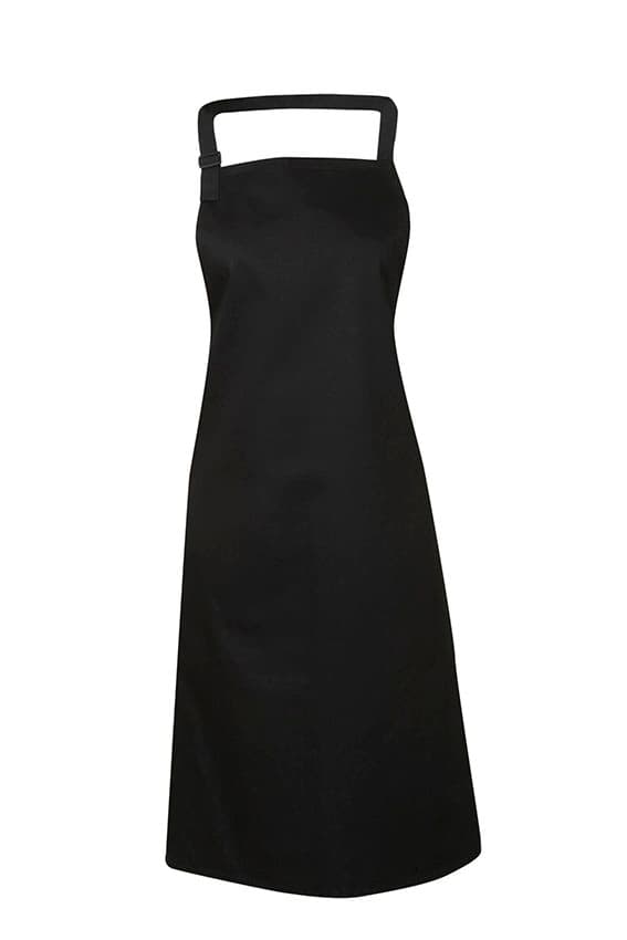 Poly Cotton Aprons, Bib Style, W86xL94cm (With adjustable neck strap without pocket)