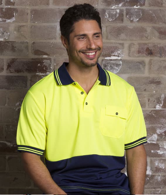 Hi Vis Cooldry Polo, Short Sleeves