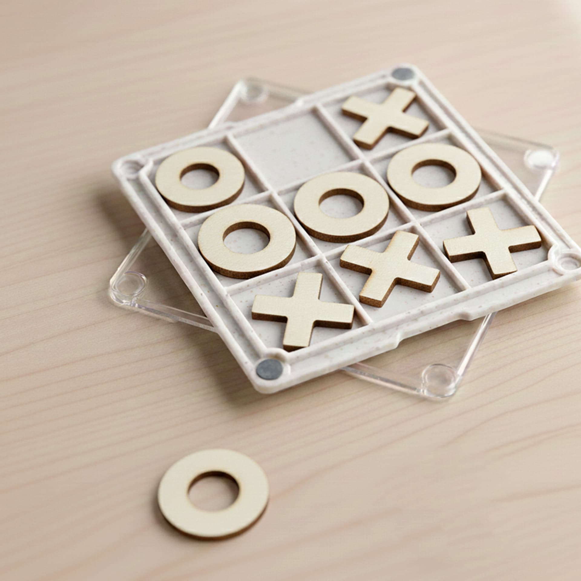 Tic Tac Toe Board Game Coaster