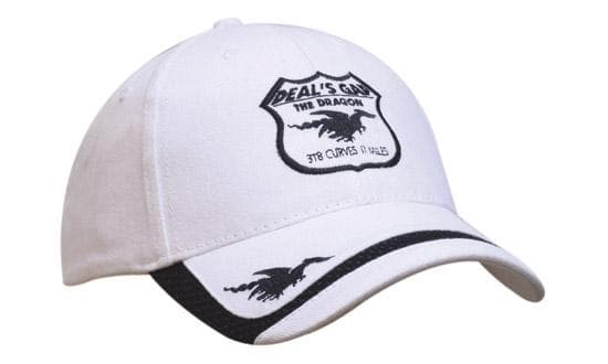Brushed Heavy Cotton with Mesh Peak Indent