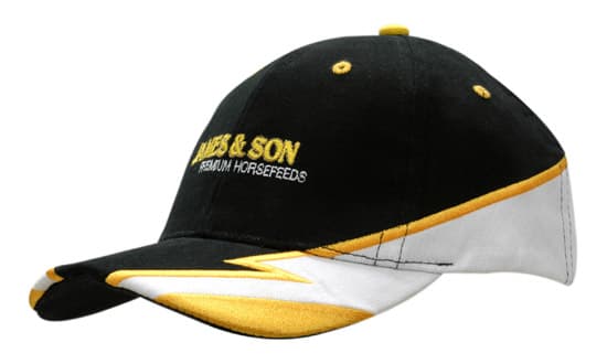 Brushed Heavy Cotton with Strike Inserts/Embroidery on Crown & Peak