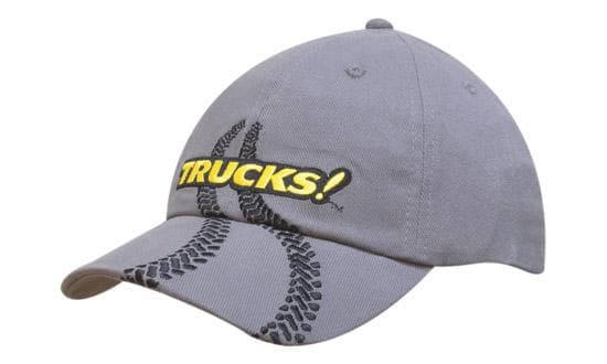 Brushed Heavy Cotton with Tyre Track Embroidery