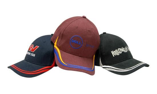 Brushed Heavy Cotton with Crown & Peak Embroidery
