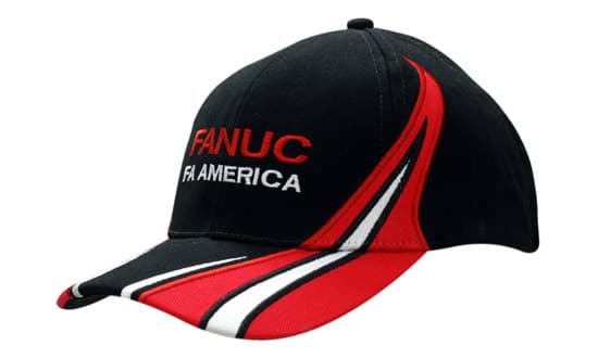 Brushed Heavy Cotton with Fabric Inserts/Embroidery on Crown & Peak