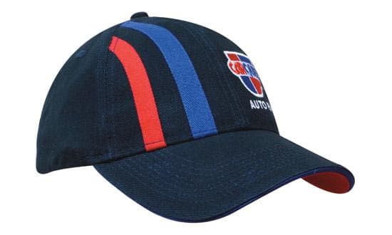 Brushed Heavy Cotton with Thin Trim over Crown