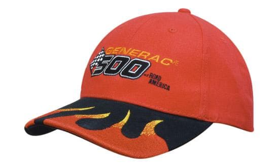 Brushed Heavy Cotton with Peak Flames