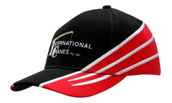 Brushed Heavy Cotton with Fabric Inserts/Embroidery on Crown & Peak
