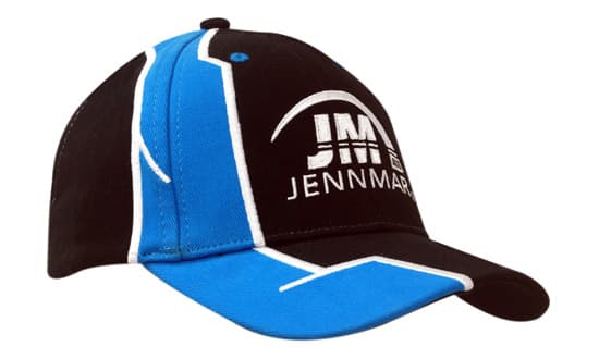 Brushed Heavy Cotton with Fabric Inserts/Embroidery on Crown & Peak