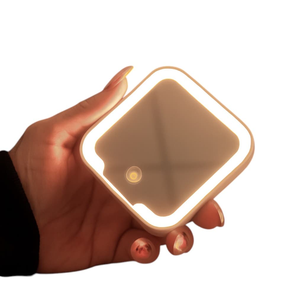 Glow Compact Mirror with LED