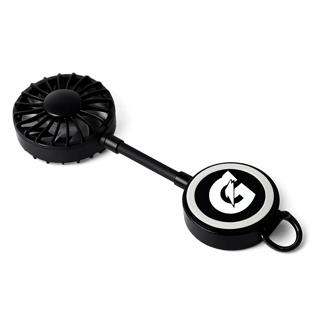 Magnetic 900mAh Type C Rechargeable Fan