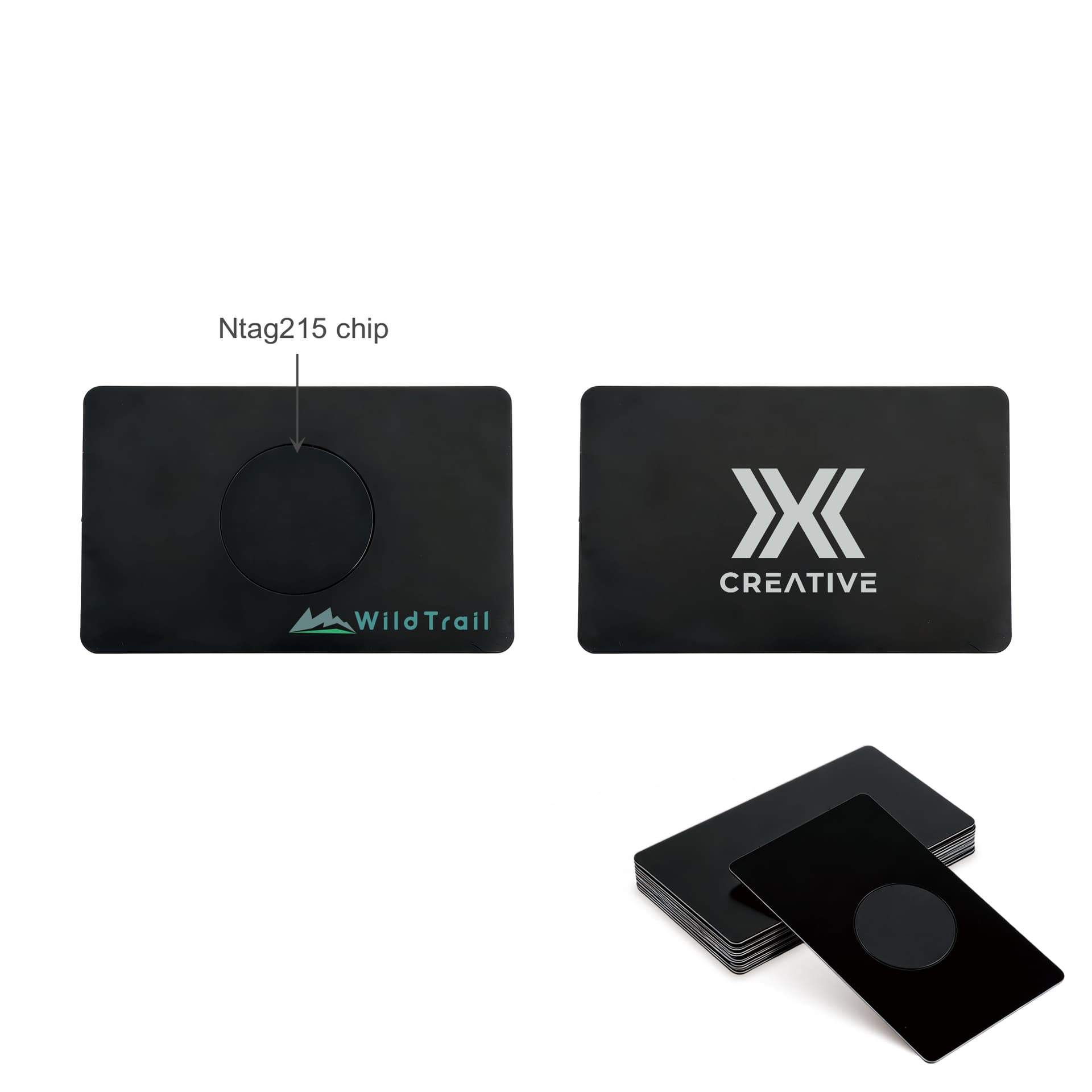 NFC Black Metal Business Card