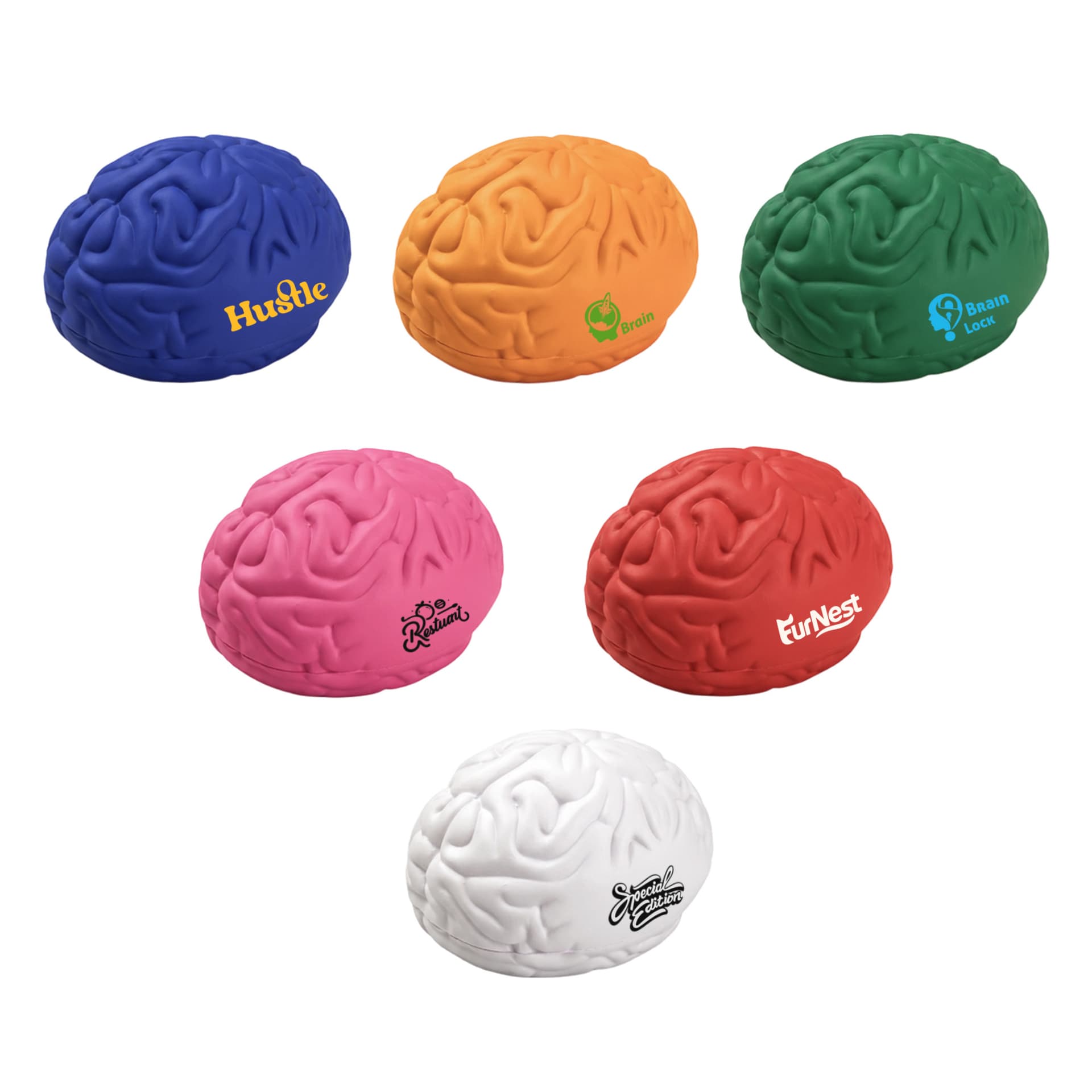 Large Brain Shape Stress Reliever