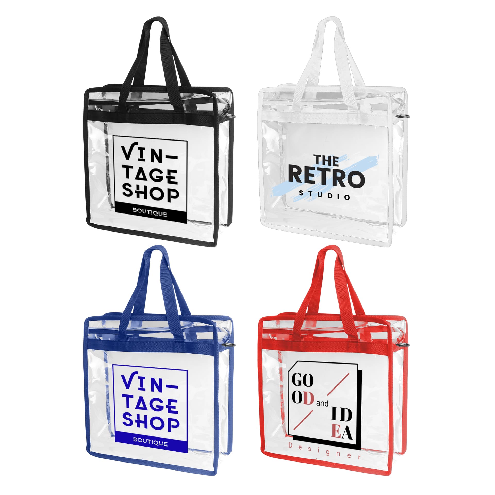 Clear Tote Bag With Shoulder Strap