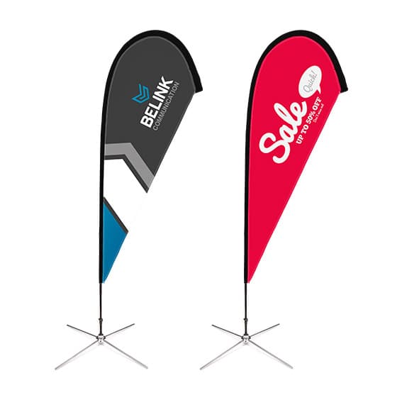 Large(109*388cm) Teardrop Banners 15ft