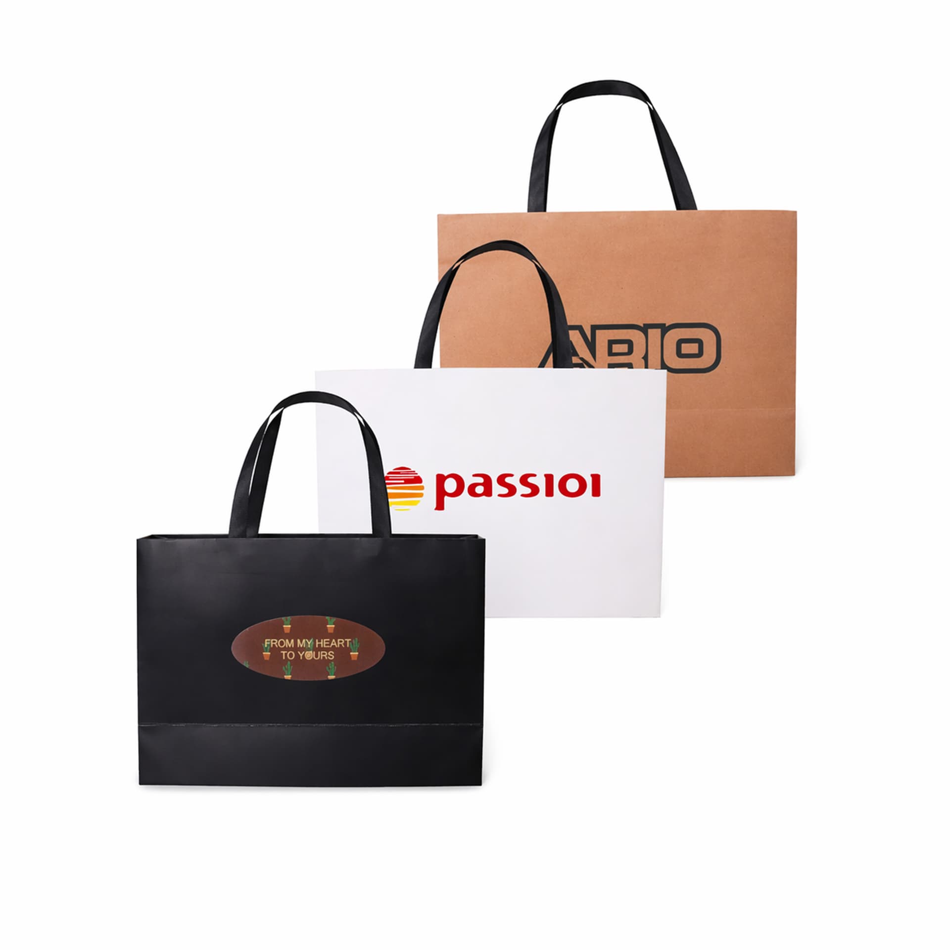 Small Paper Bag with Flat Handle(250 x 170 x 80mm)