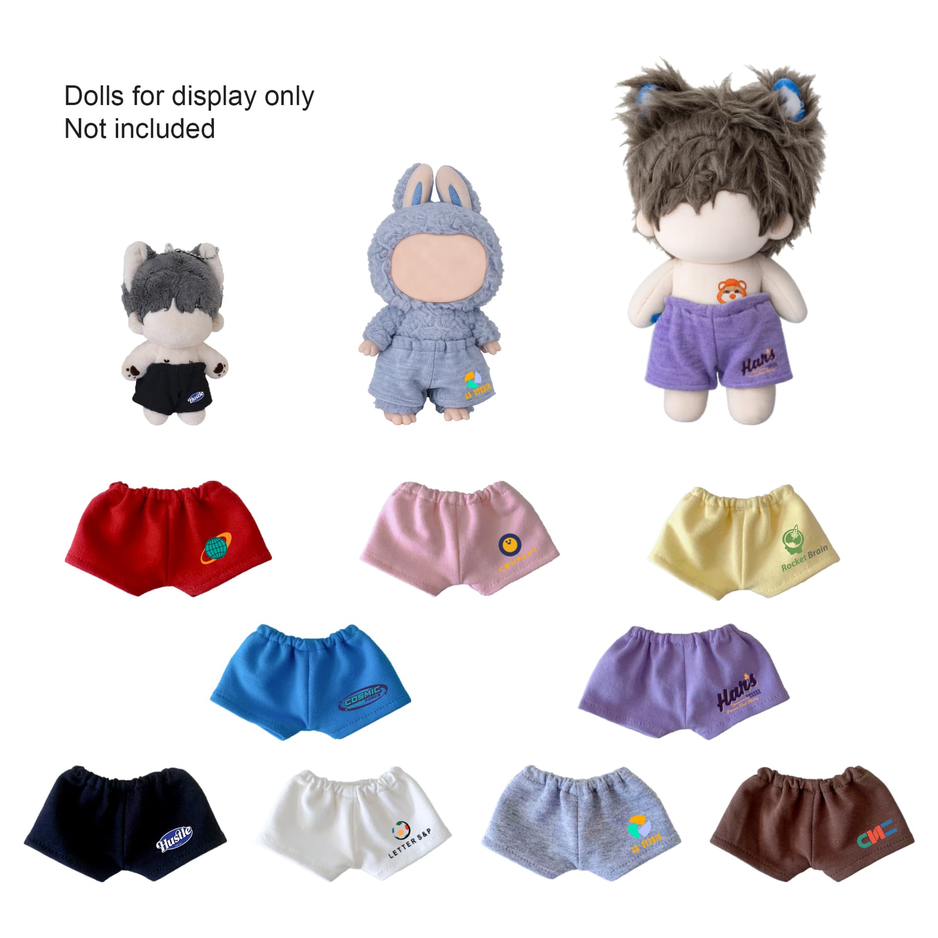 Plush Doll Basic Shorts