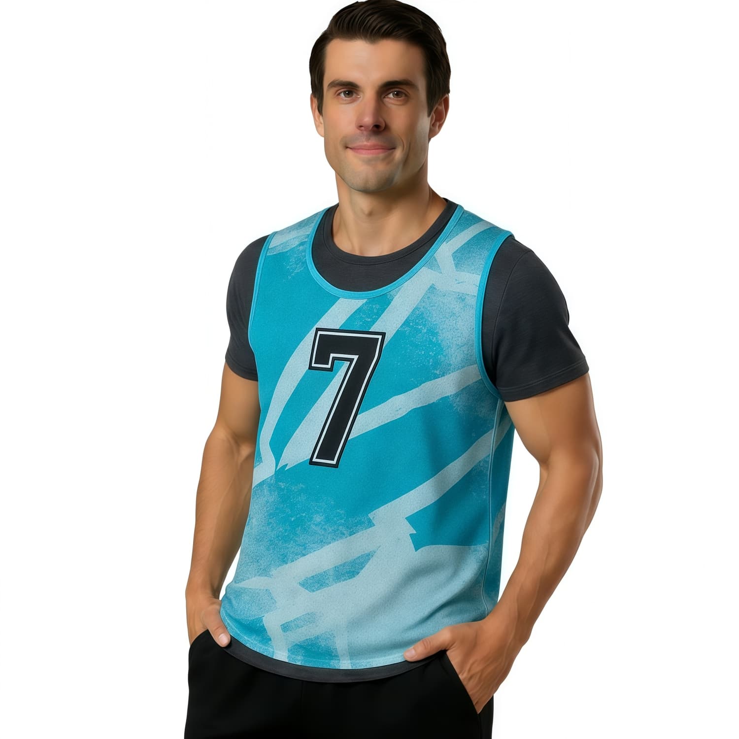 100% Polyester Mesh Sublimated Training Bib