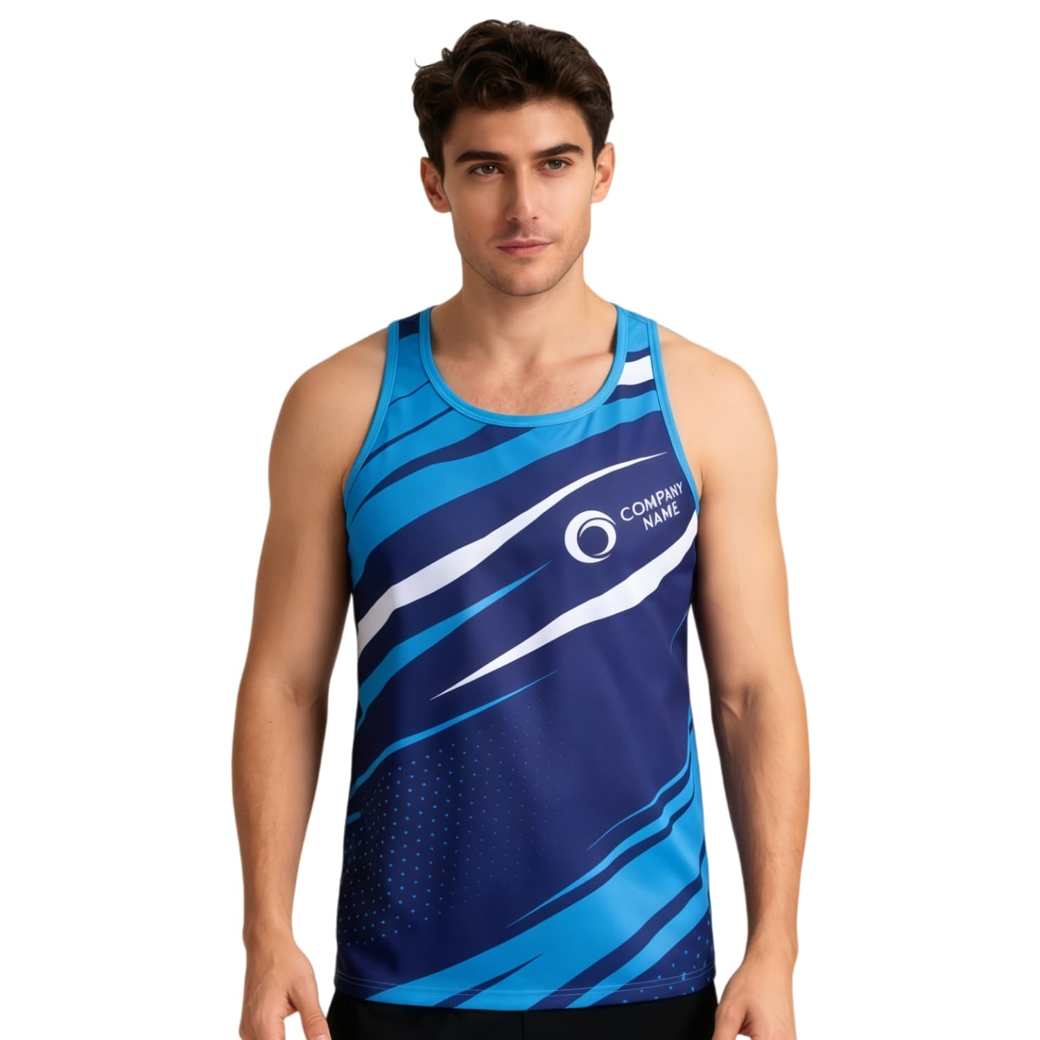 100% Polyester Sublimated Sports Singlet
