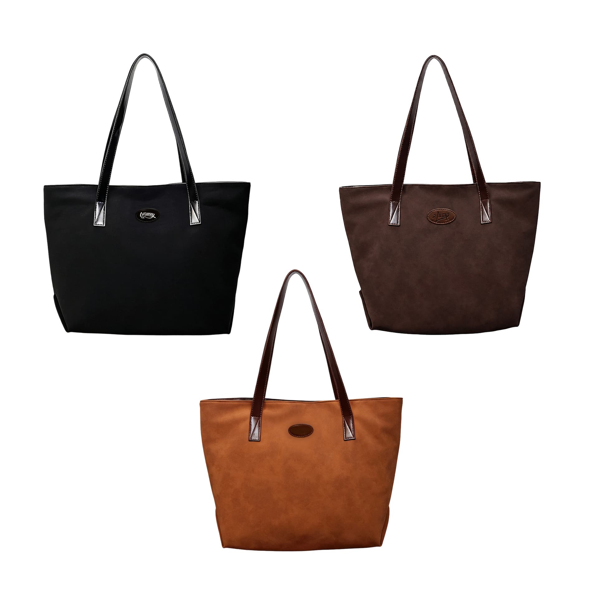 Suede Leather Tote Bag