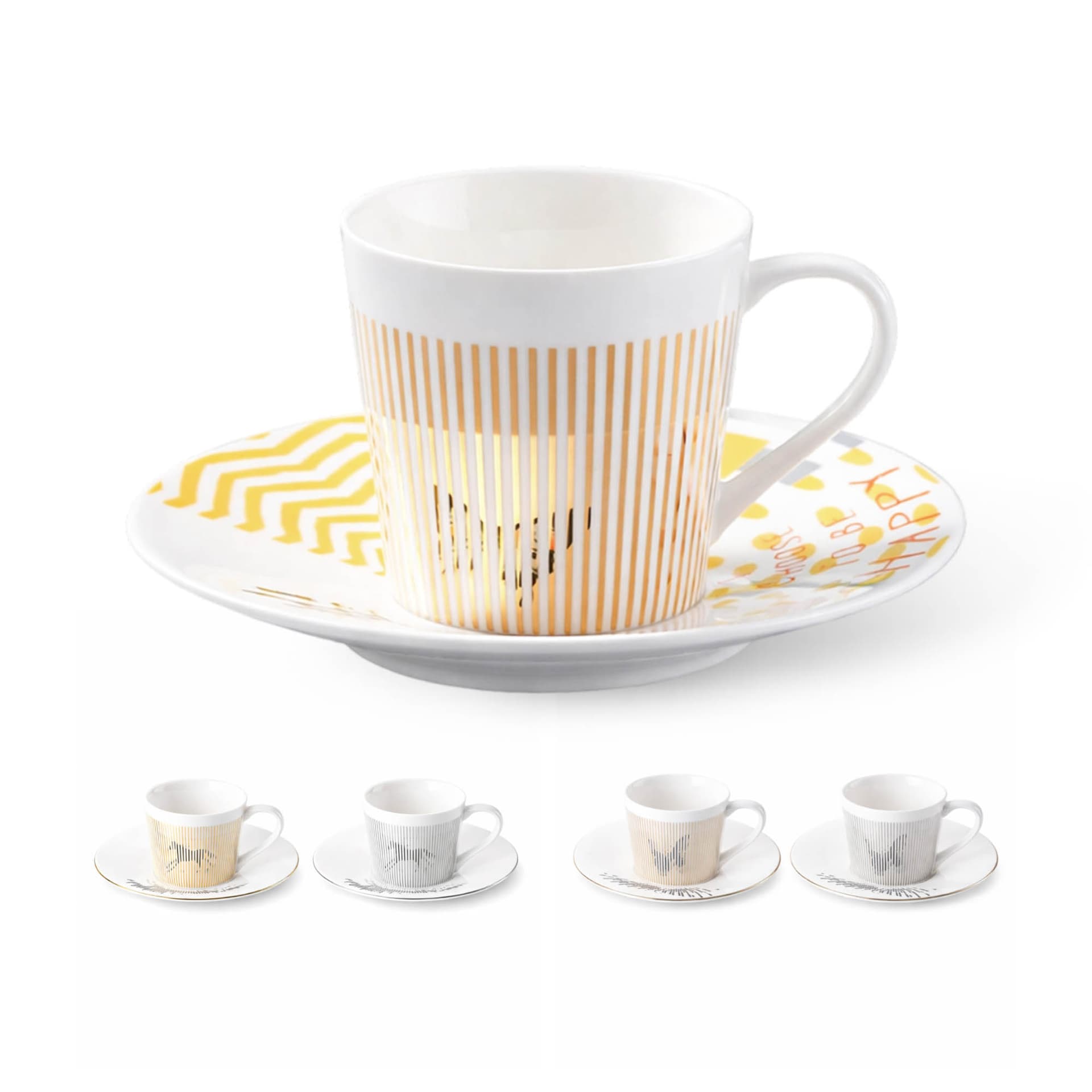 250ML Dynamic Ceramic Mirror Reflection Coffee Mug