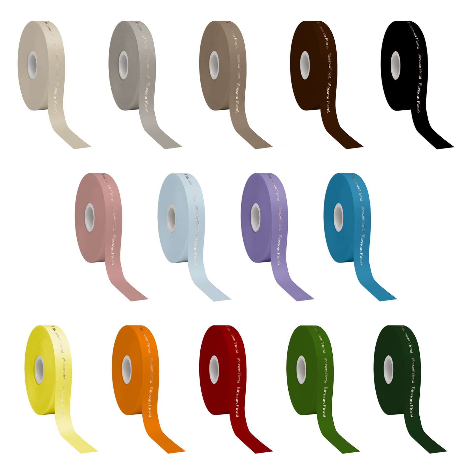 16mm Hot Stamping Satin Polyester Ribbon