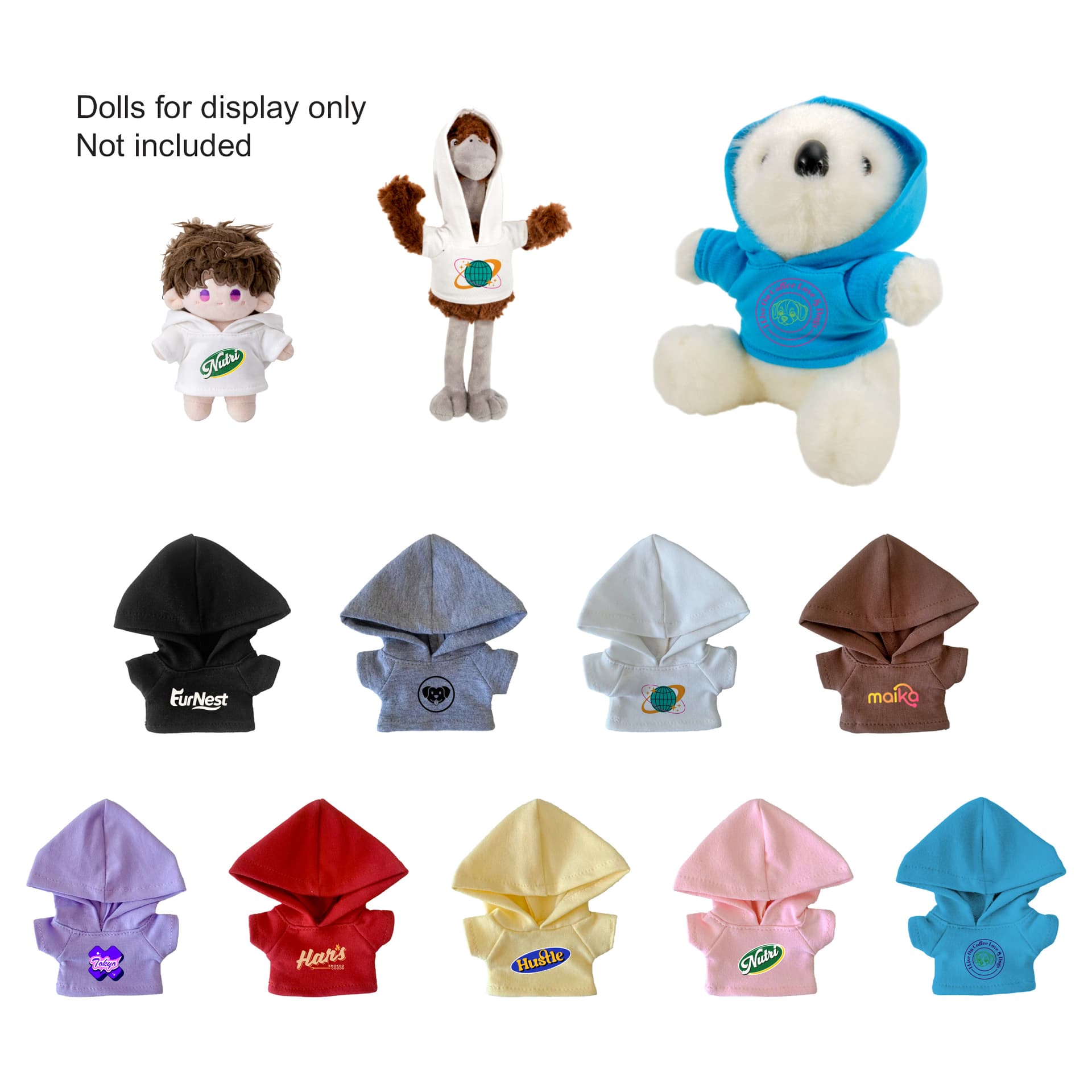 Plush Doll Basic Hoodie
