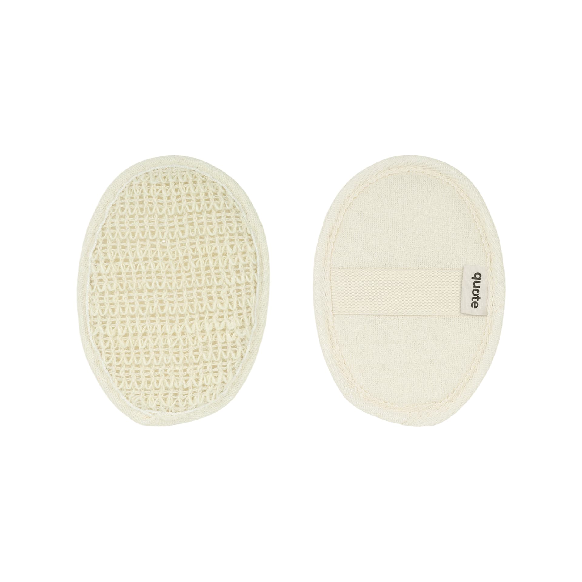 Natural Cotton Linen Bath Sponge Pad