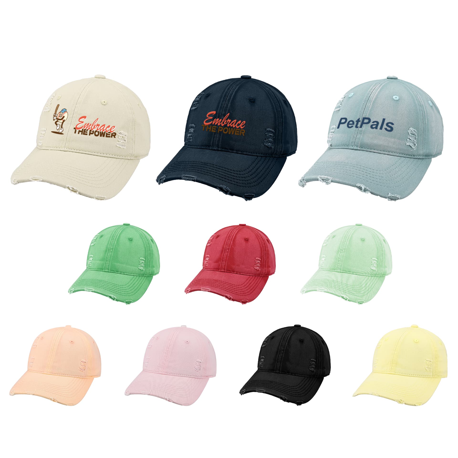 6 Panel Vintage Baseball Cap