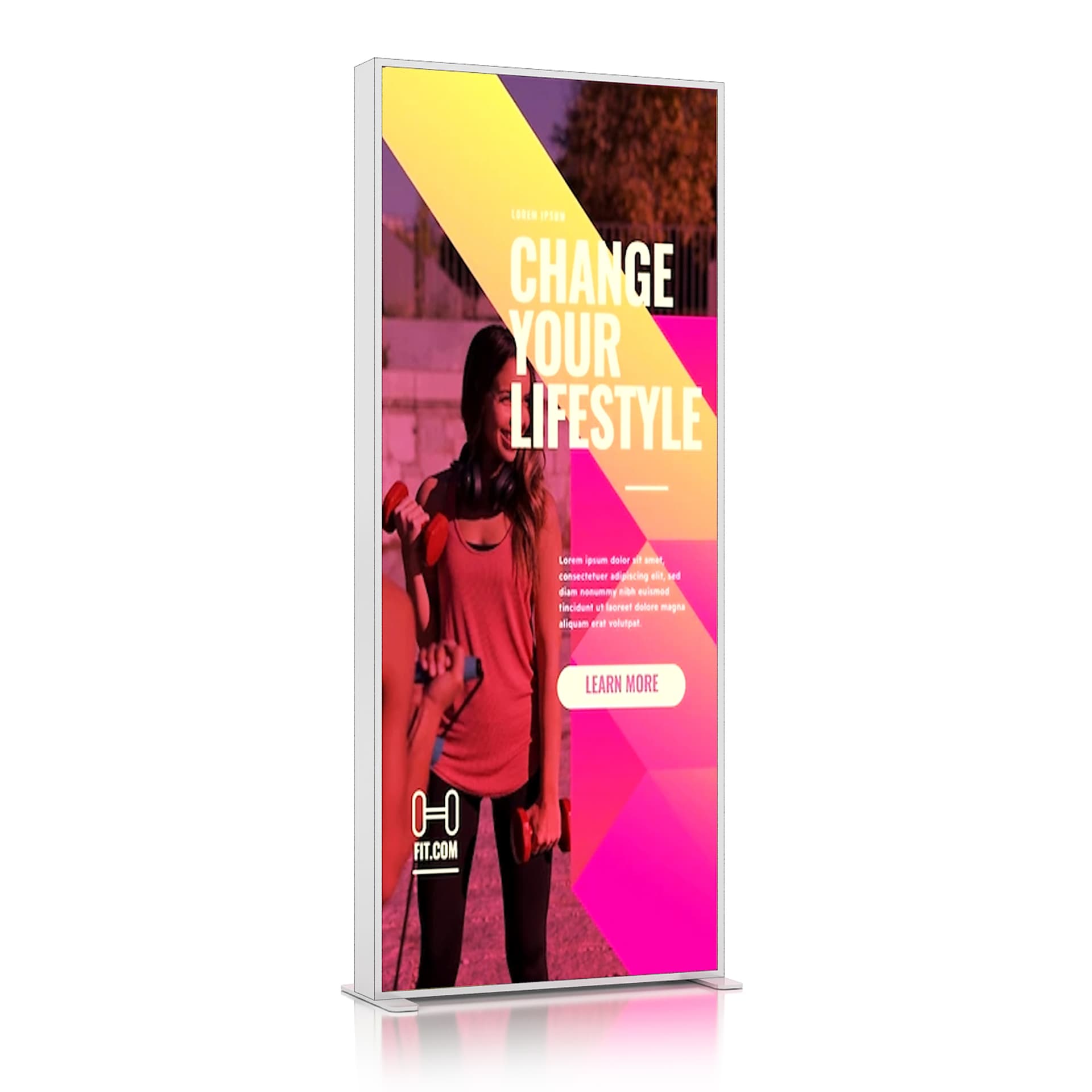 SEG Backlit LED Light Box Display (100 x 240cm)