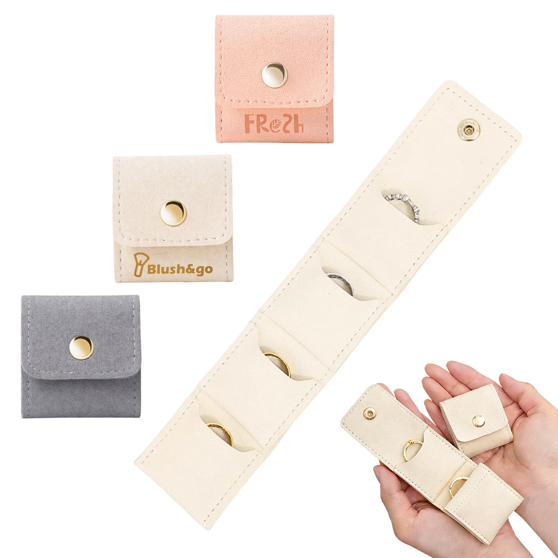 Mini Synthetic Leather Jewellery Bag