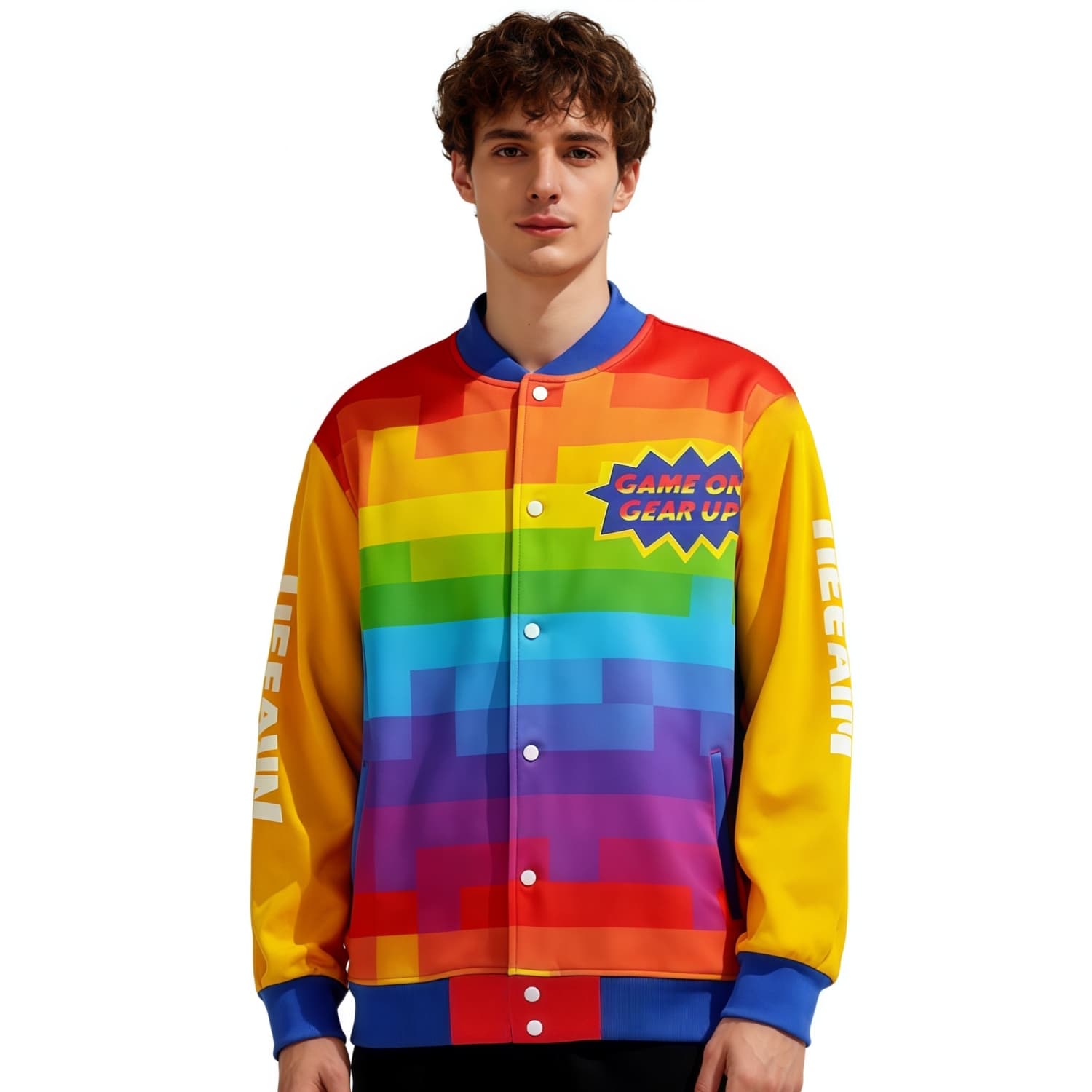 Unisex Polyester Spandex Sublimated Track Jacket