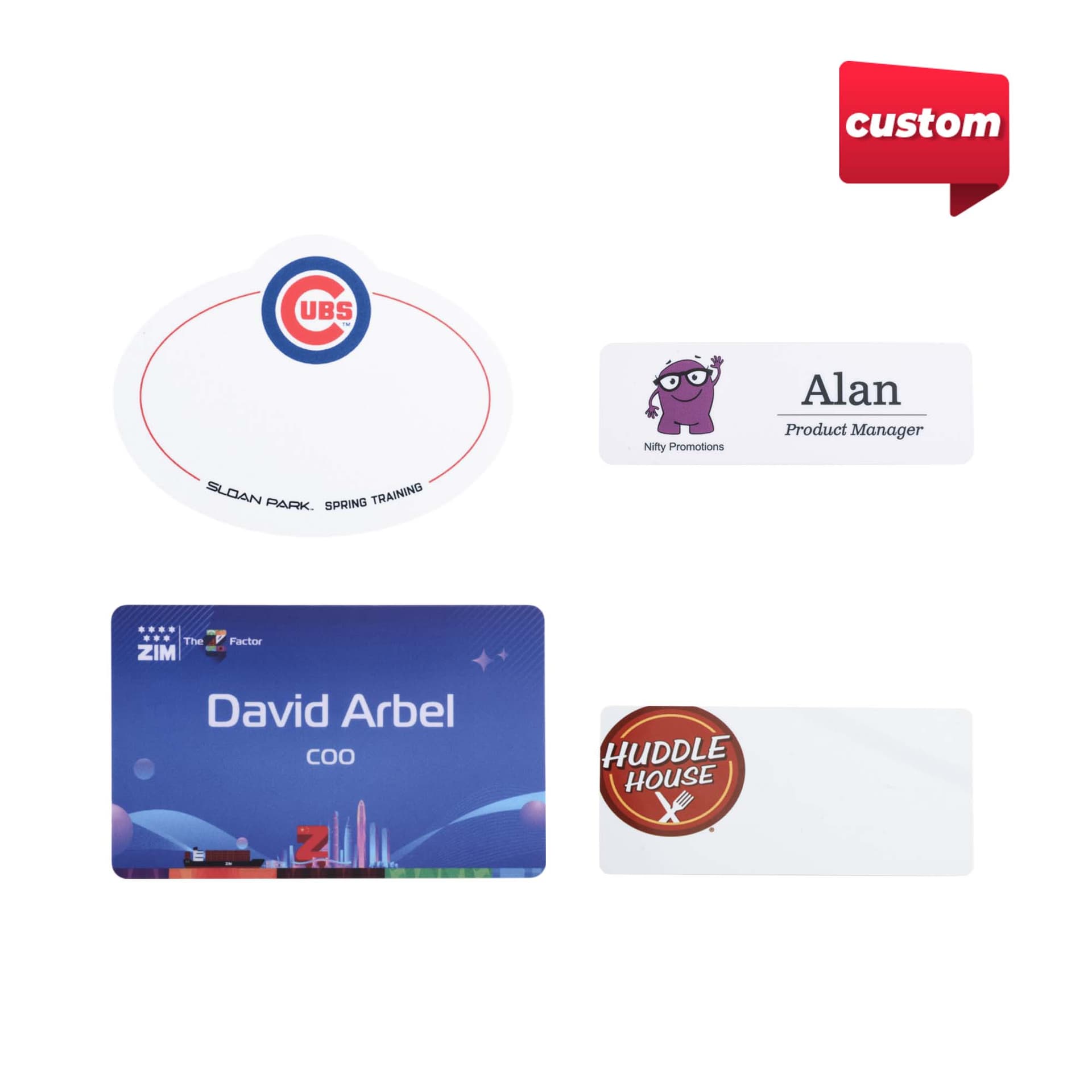 Custom PVC Name Badge
