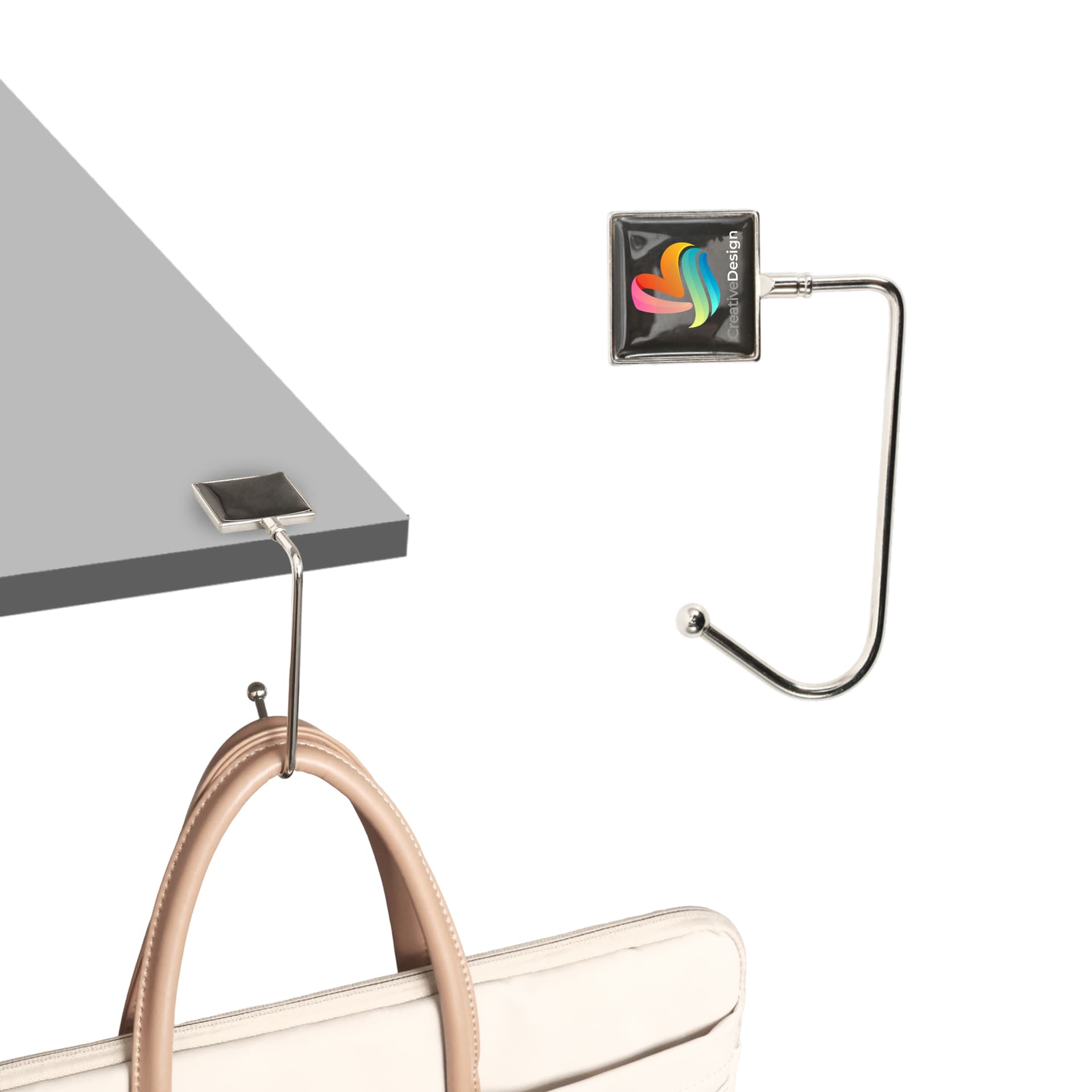 Square Straight Desk Hook