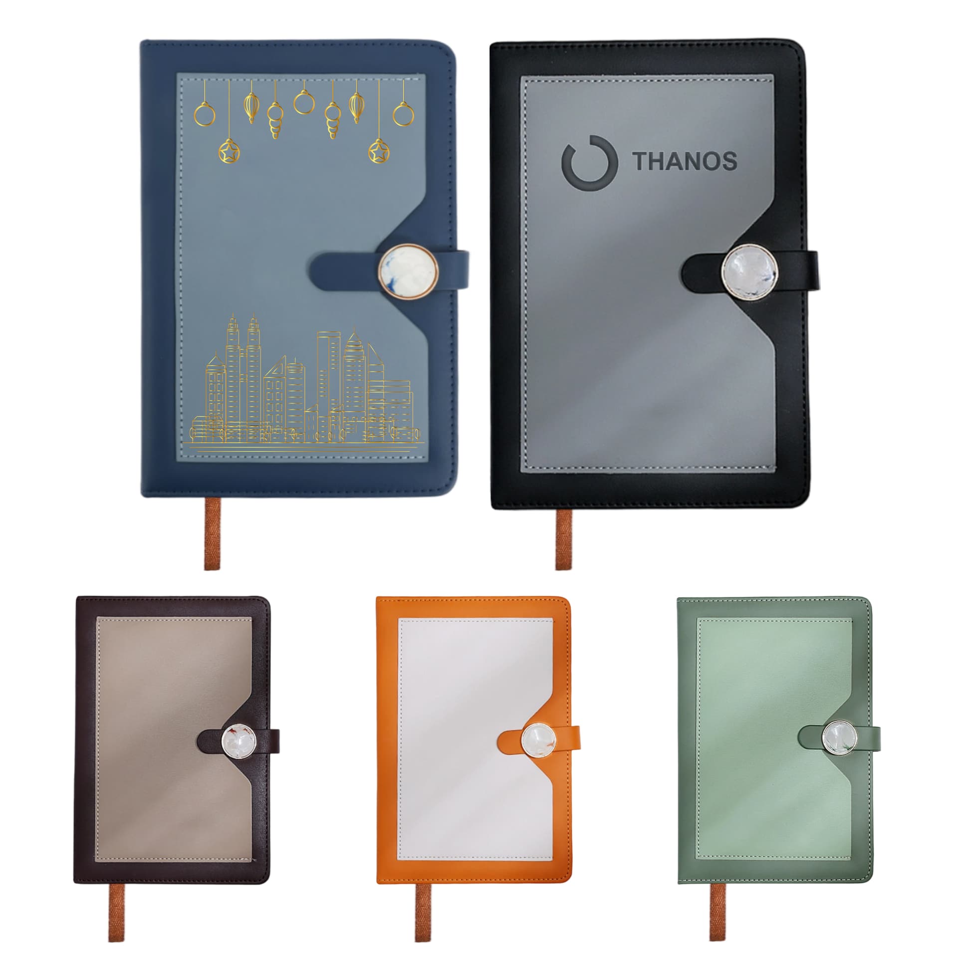 A5 Magnetic Buckle Pocket Notebook
