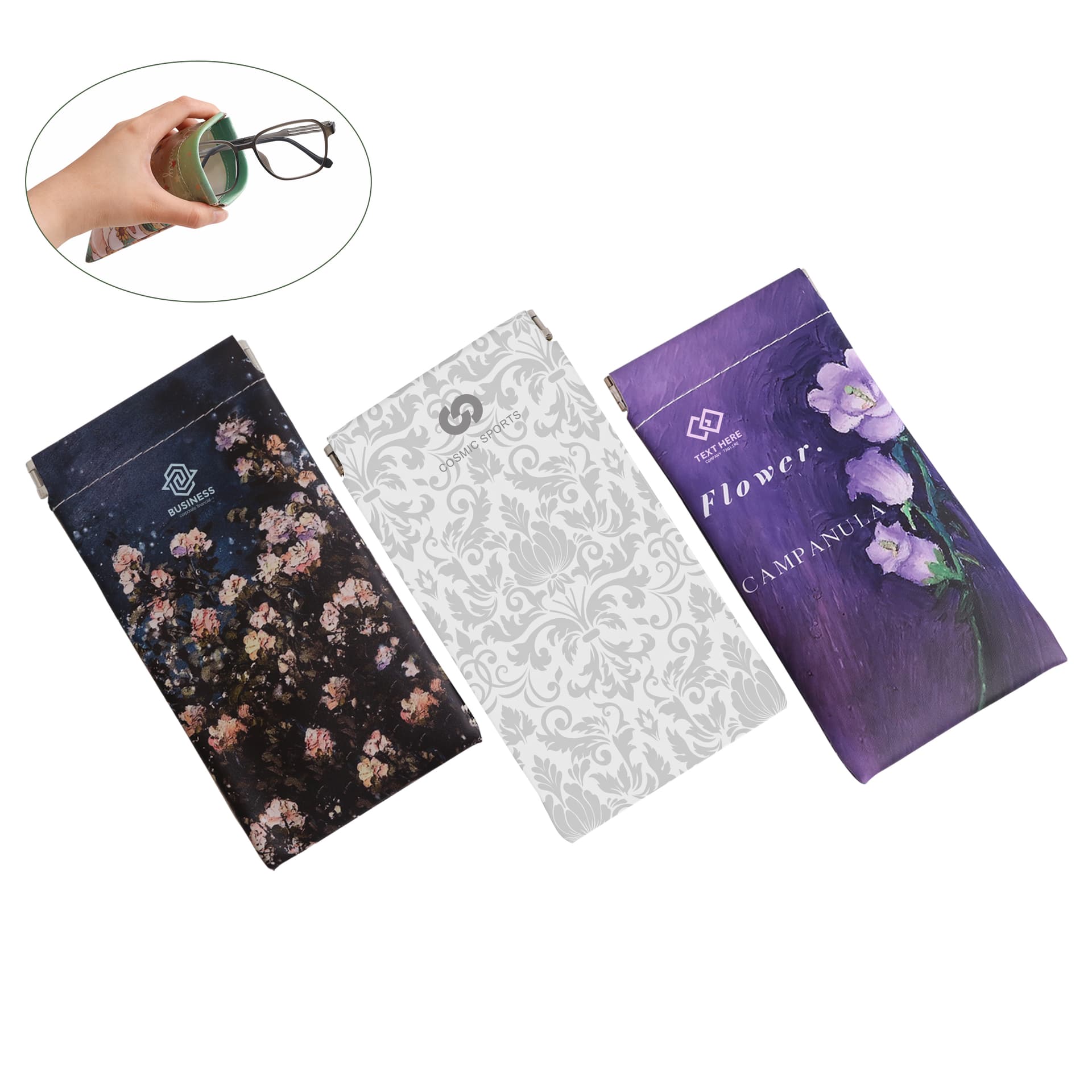 Full Colour Print Glasses Pouch