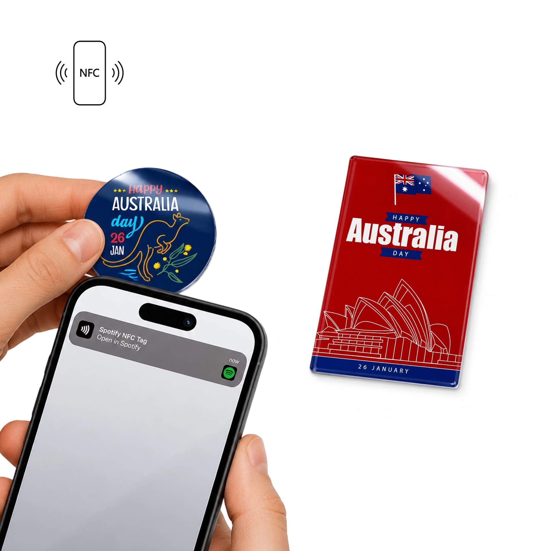 NFC Acrylic Fridge Magnets