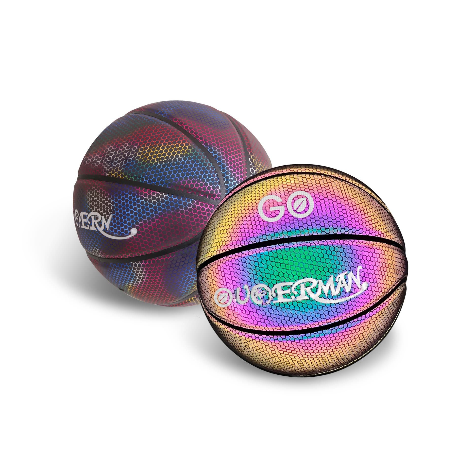 Holographic Glowing Basketball