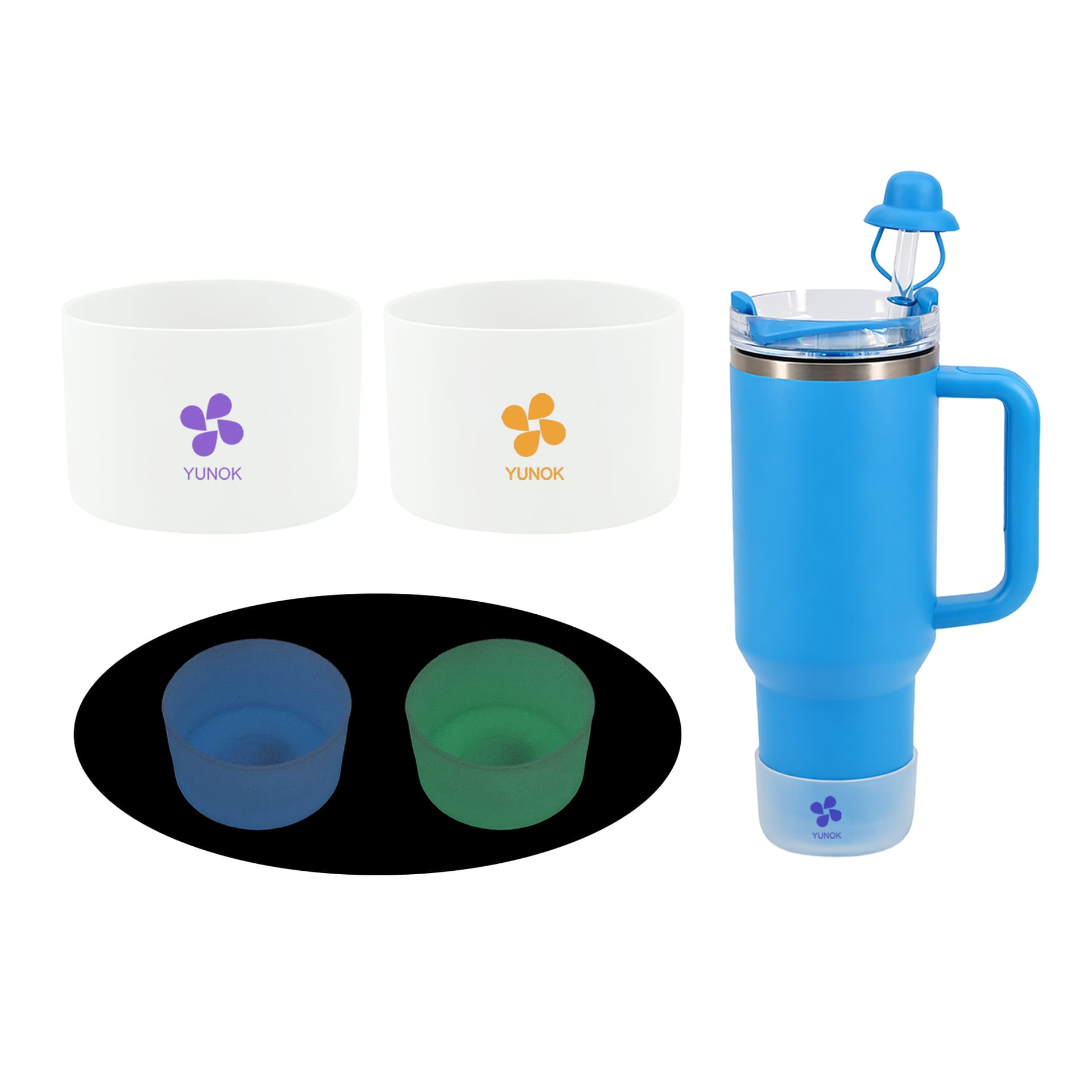 Glow in the Dark Silicone Boot for Tumbler