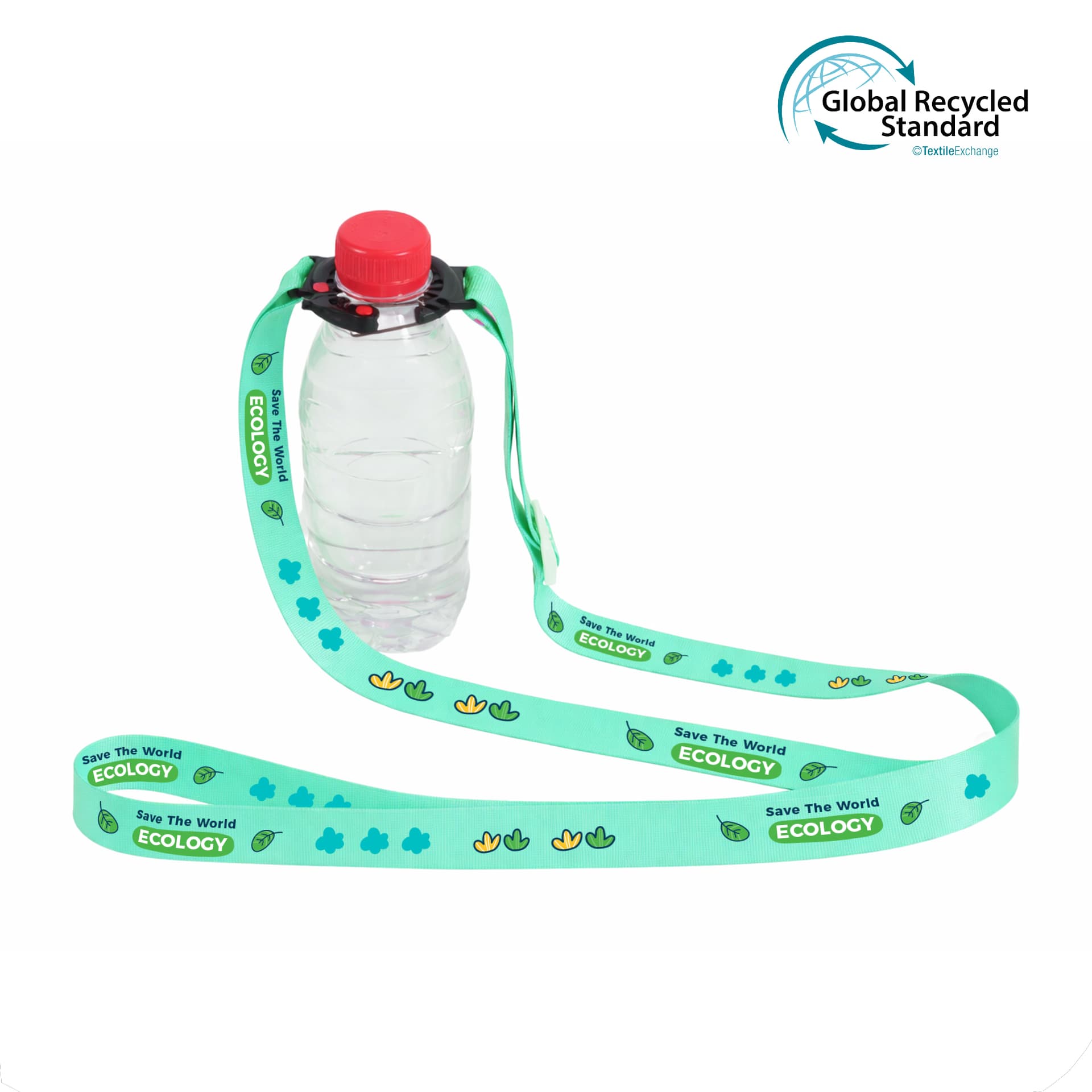 RPET Water Bottle Lanyard