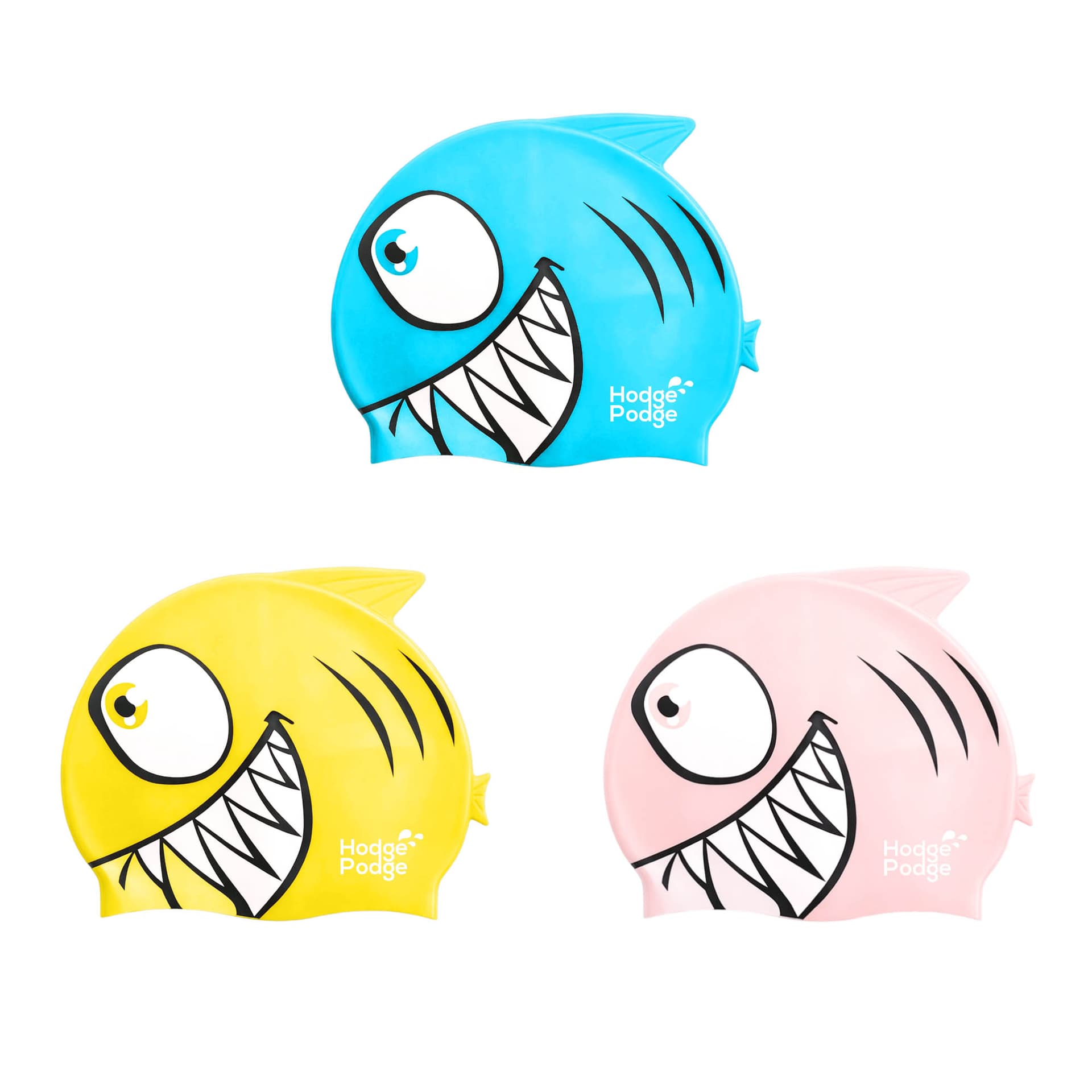 Silicone Swim Cap-Fish Design