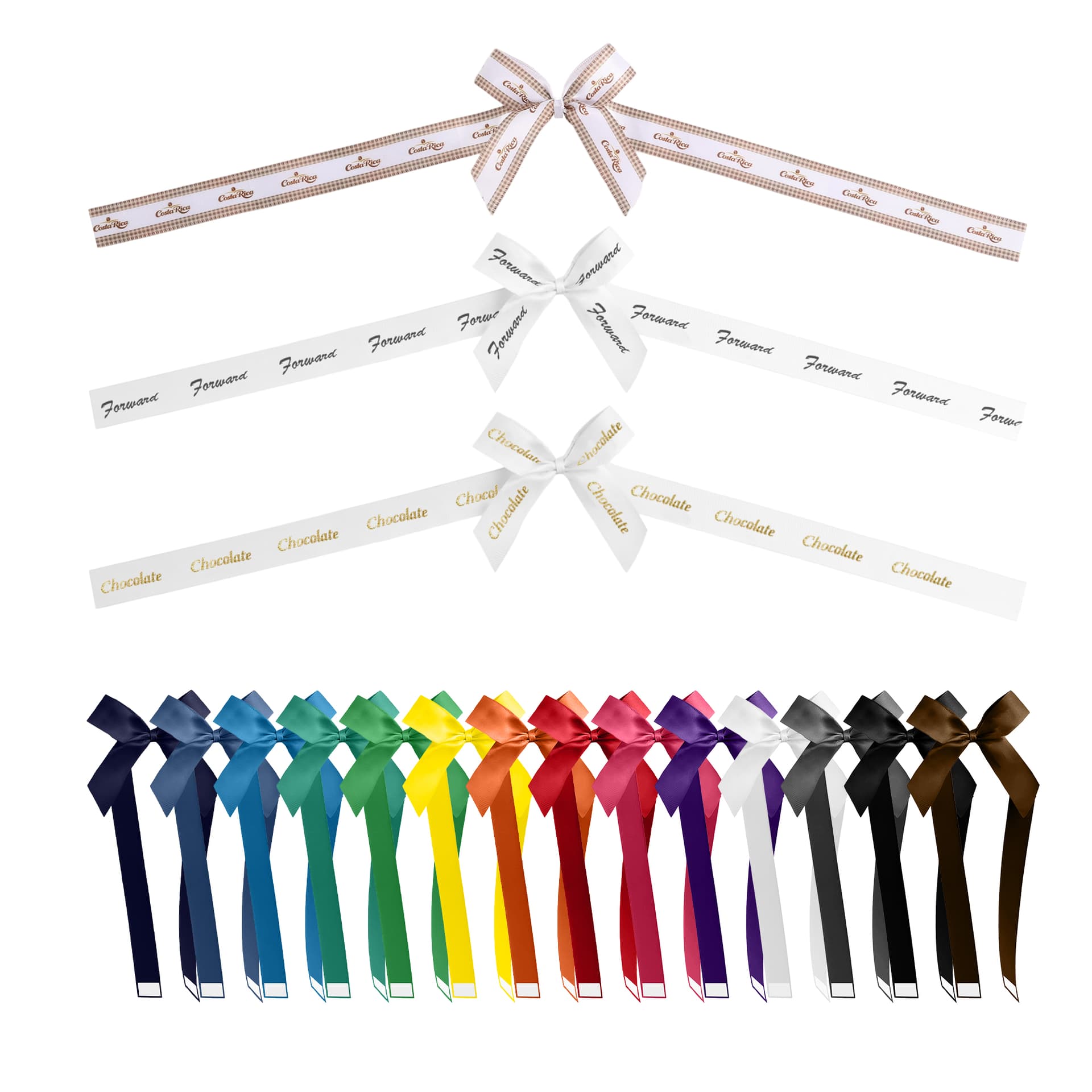 16mm Adhesive Ribbon Bows