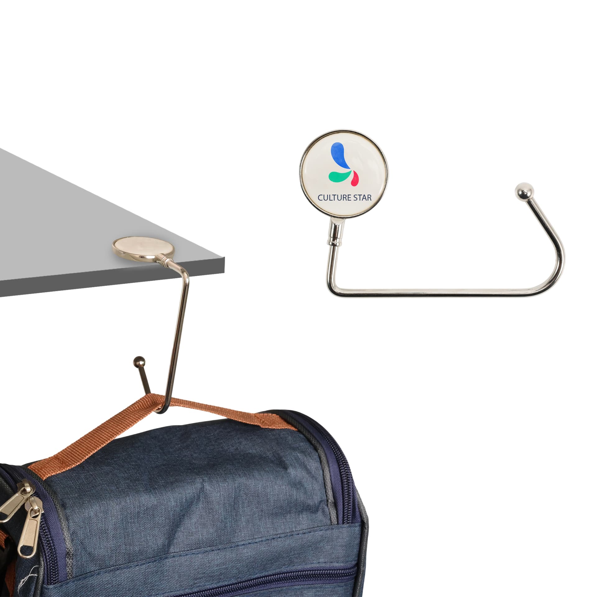 Round Straight Desk Hook