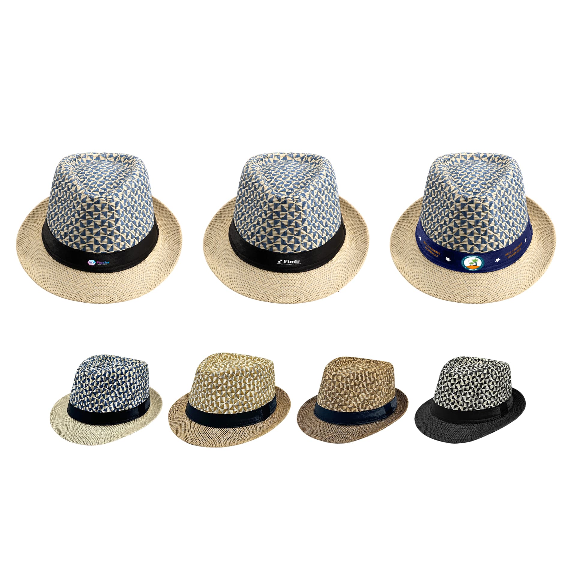 Straw Woven Top Hat