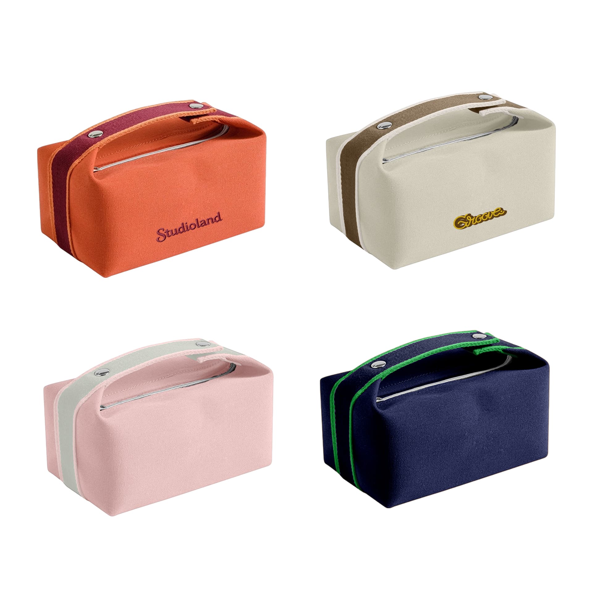 Portable Canvas Cosmetic Bag